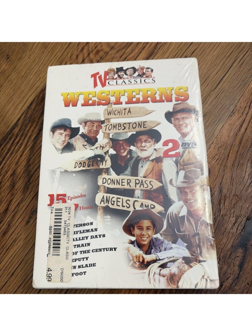 Tv Classics Westerns 2 DVD Set 15 Episodes The Rifleman, The Deputy, And More